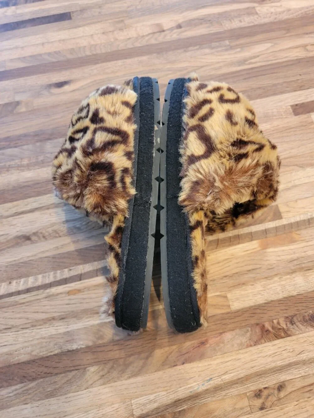 Big Girls Michael Kors Grace Fay Cheetah Faux Fur Slides/Slippers
